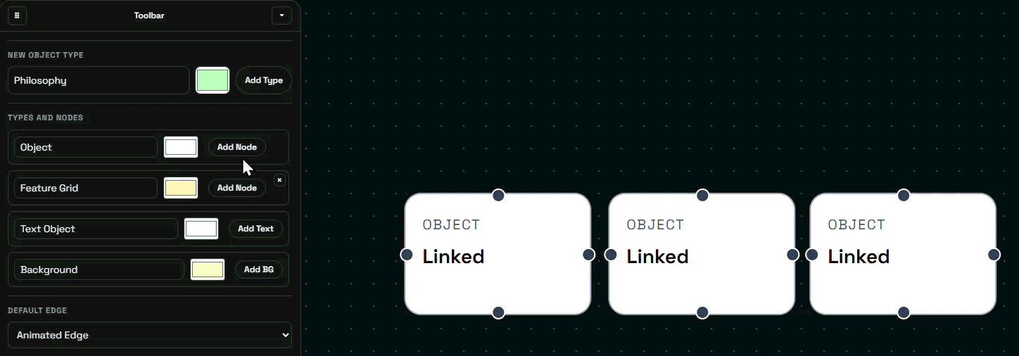 Rename node A, rename node B to same name, show automatic synchronization